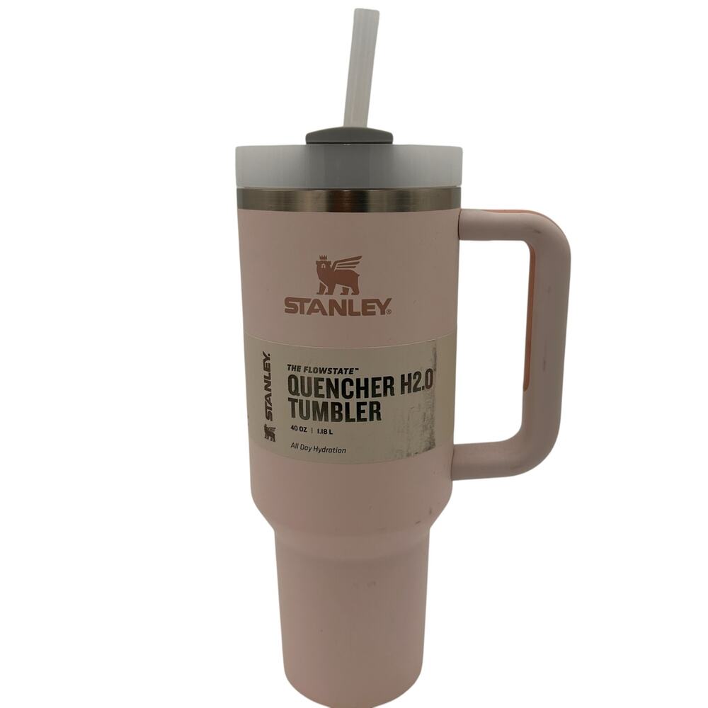 Stanley Light Pink The Quensher H2.0 The Flowstate 40 oz NWOT